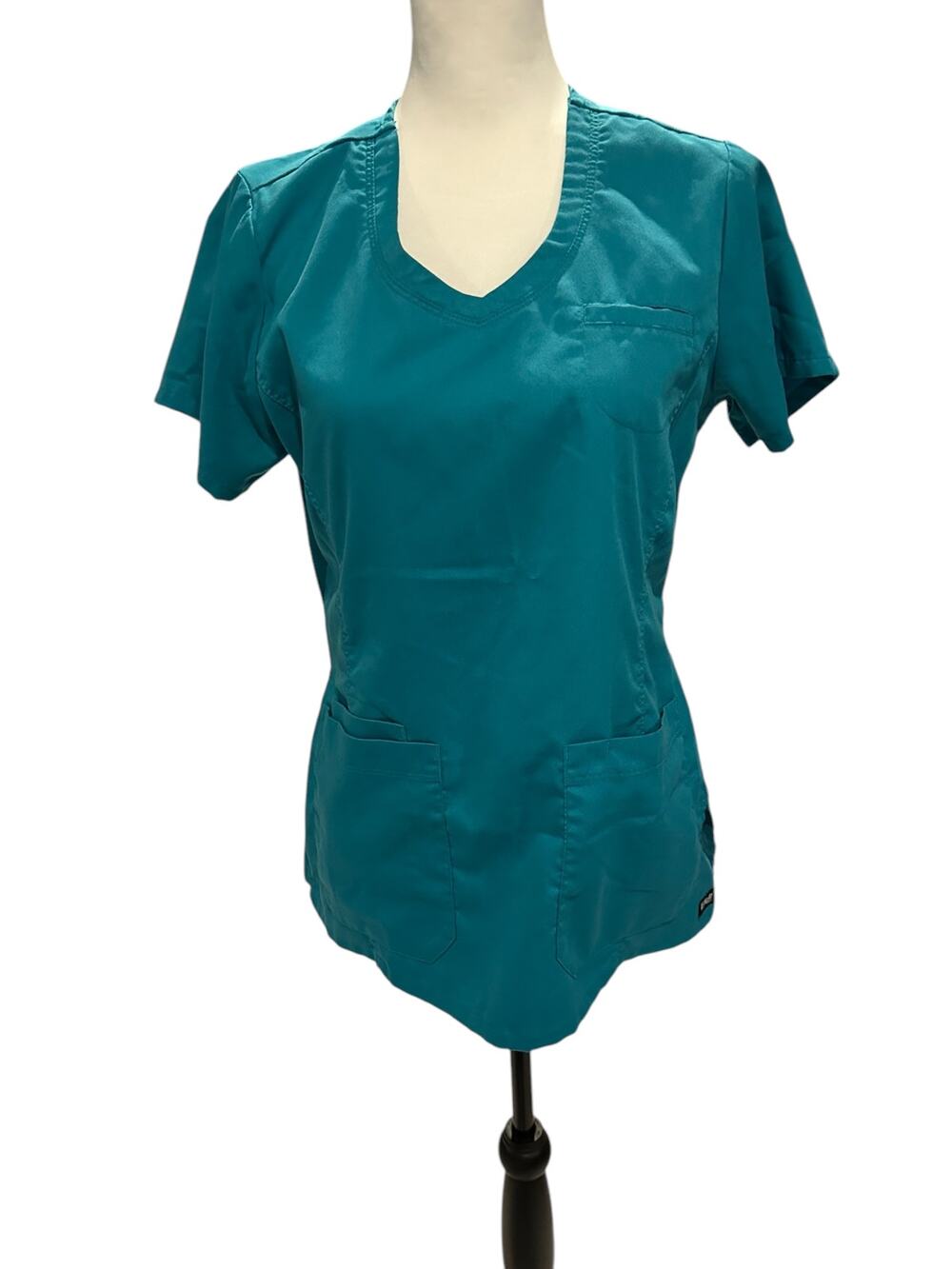 Grey's Anatomy Teal Scrub Top Small